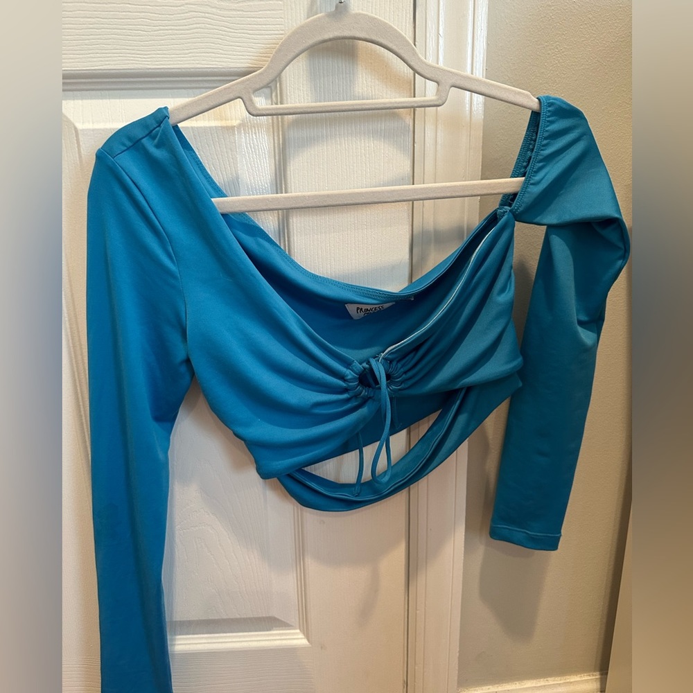 Princess Polly Long Sleeve Crop Top